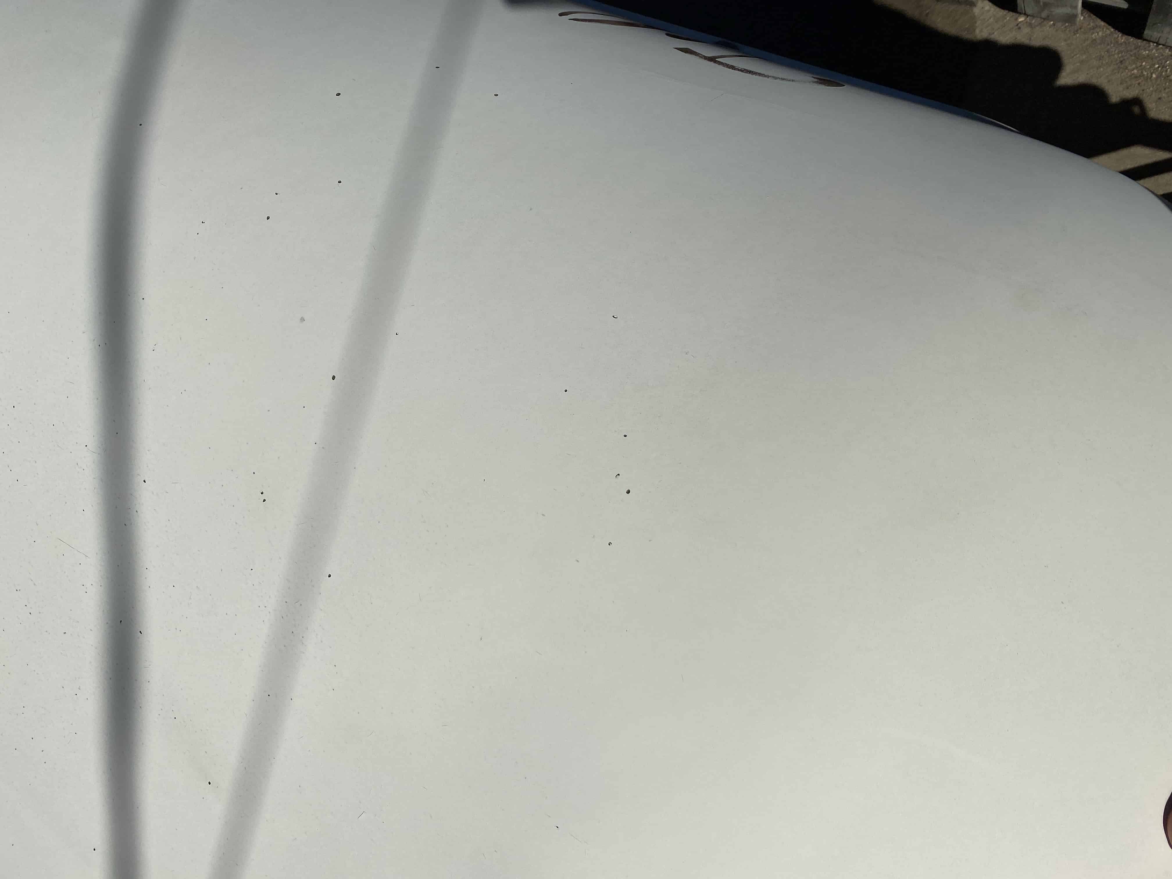 small holes in roof how to repair Fiberglass RV